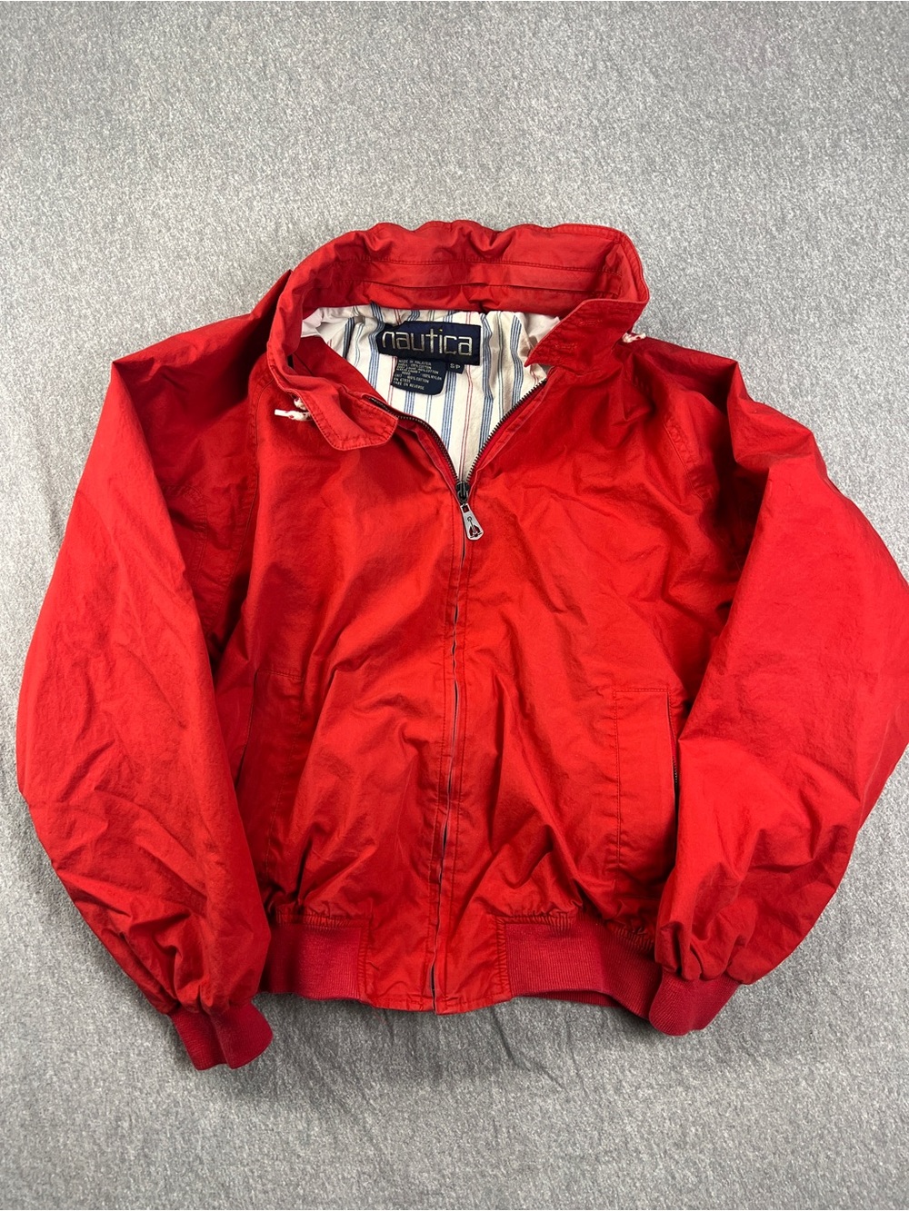Vintage Nautica Red Windbreaker Jacket